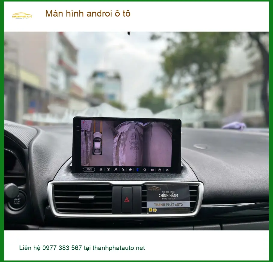 Anh Minh nâng cấp màn hình Android ô tô cho Mazda 3 tại Bình Thạnh