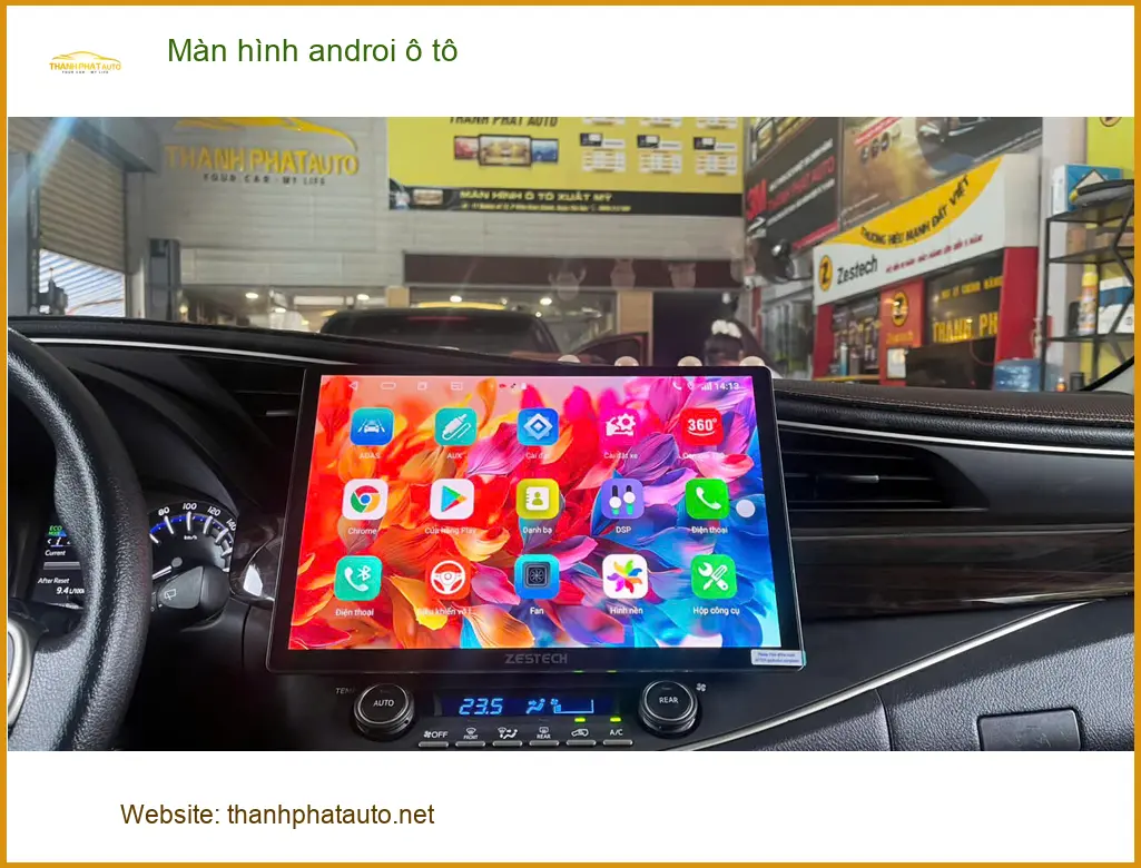 Chị An nâng cấp màn hình Android ô tô cho Suzuki XL7 tại Quận Tân Bình ảnh thực tế 4