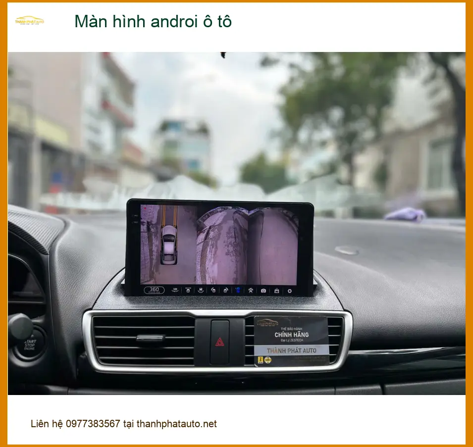 Anh Khang lắp màn hình Android ô tô cho Mazda CX-5 tại Quận 8 để nâng tầm giải trí ảnh thực tế 2