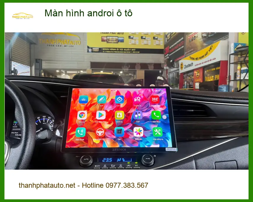 Anh Tấn nâng cấp màn hình Android ô tô cho Mazda CX-5 tại Quận 4 vì màn hình zin chậm