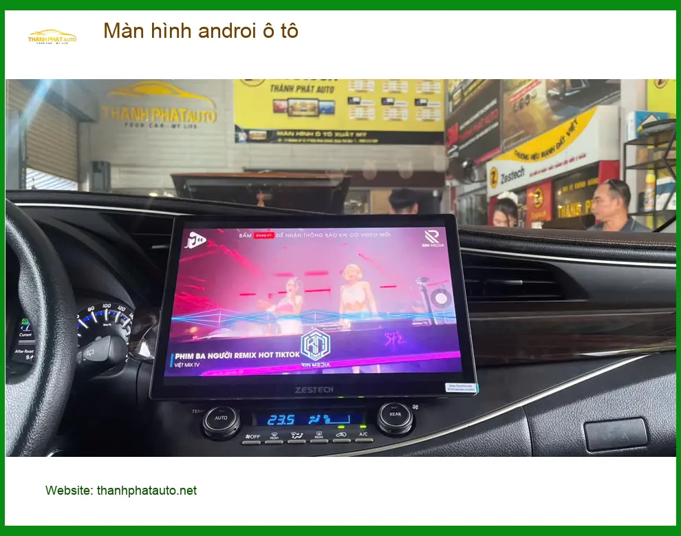 Anh Tấn nâng cấp màn hình Android ô tô cho Mazda CX-5 tại Quận 4 vì màn hình zin chậm ảnh thực tế 4