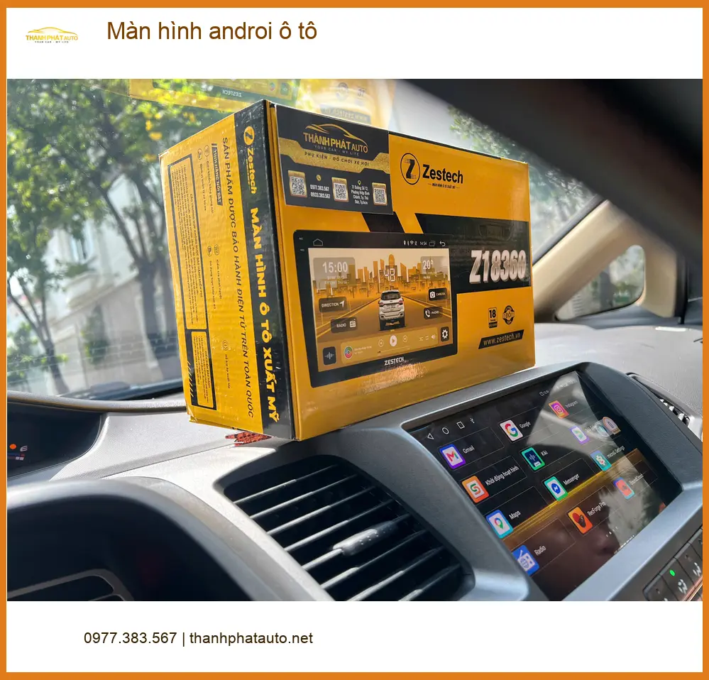 Chị Thảo lắp Màn hình androi ô tô cho Honda HR-V tại Quận Huyện Cần Giờ. ảnh thực tế 2