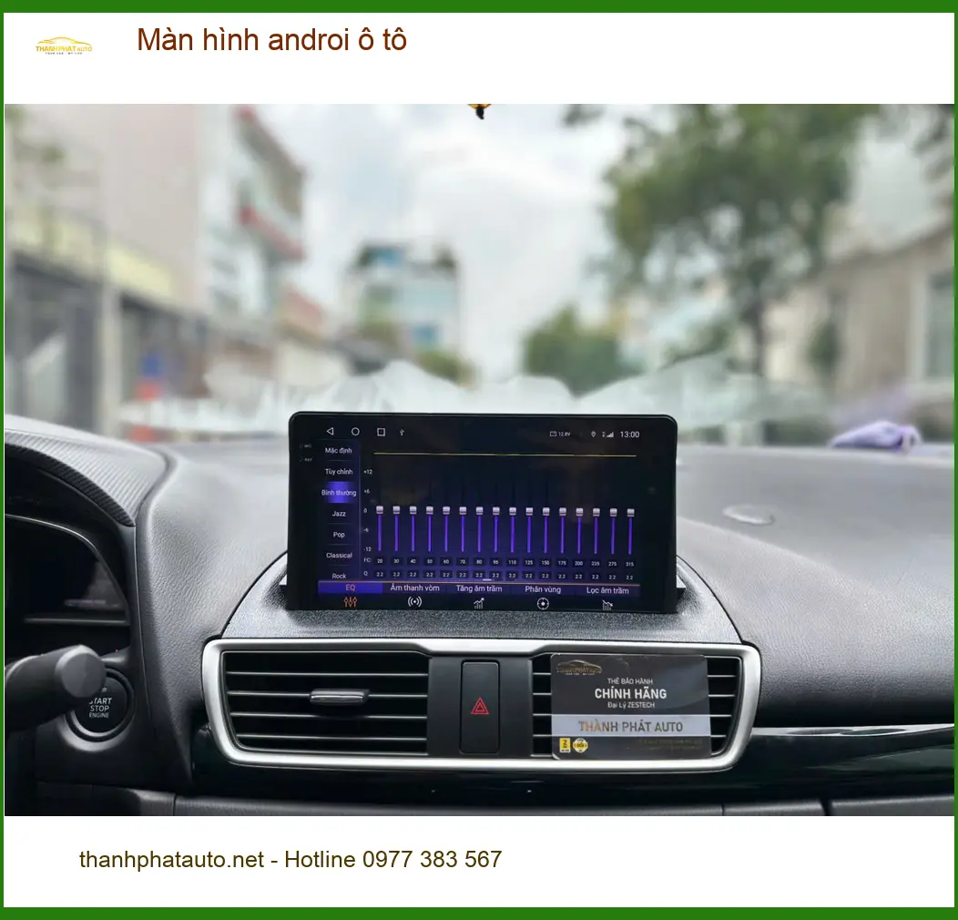 Chị Thảo lắp màn hình Android ô tô Kia K3 tại Quận Tân Bình uy tín ảnh thực tế 3