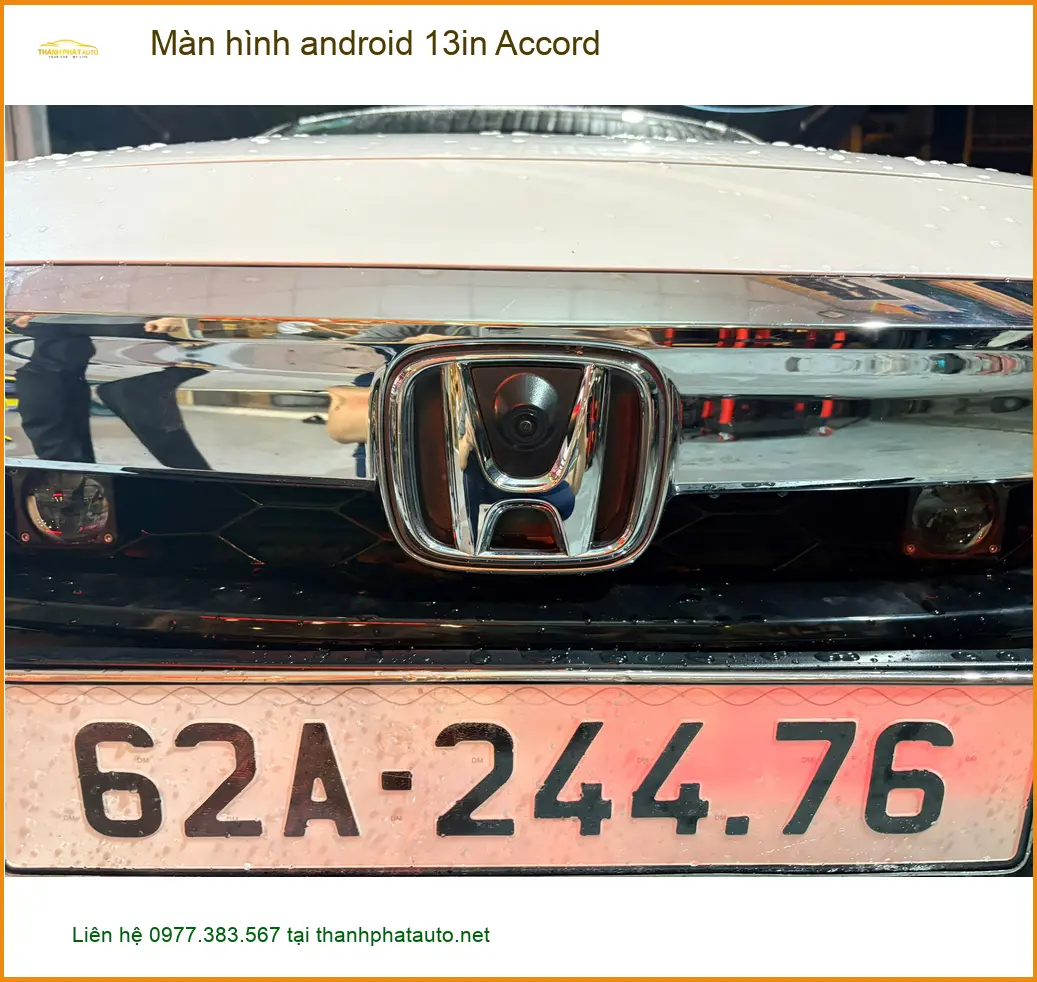 Anh Minh nâng cấp màn hình android 13in Accord ở Quận 10, lái xe thông minh hơn.
