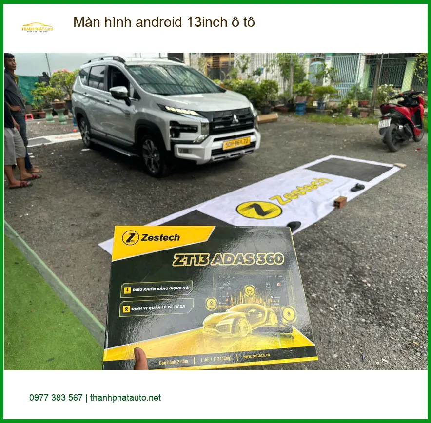Anh Kiên nâng cấp màn hình android 13inch ô tô tại Quận Bình Tân cho Mazda 6 ảnh thực tế 2