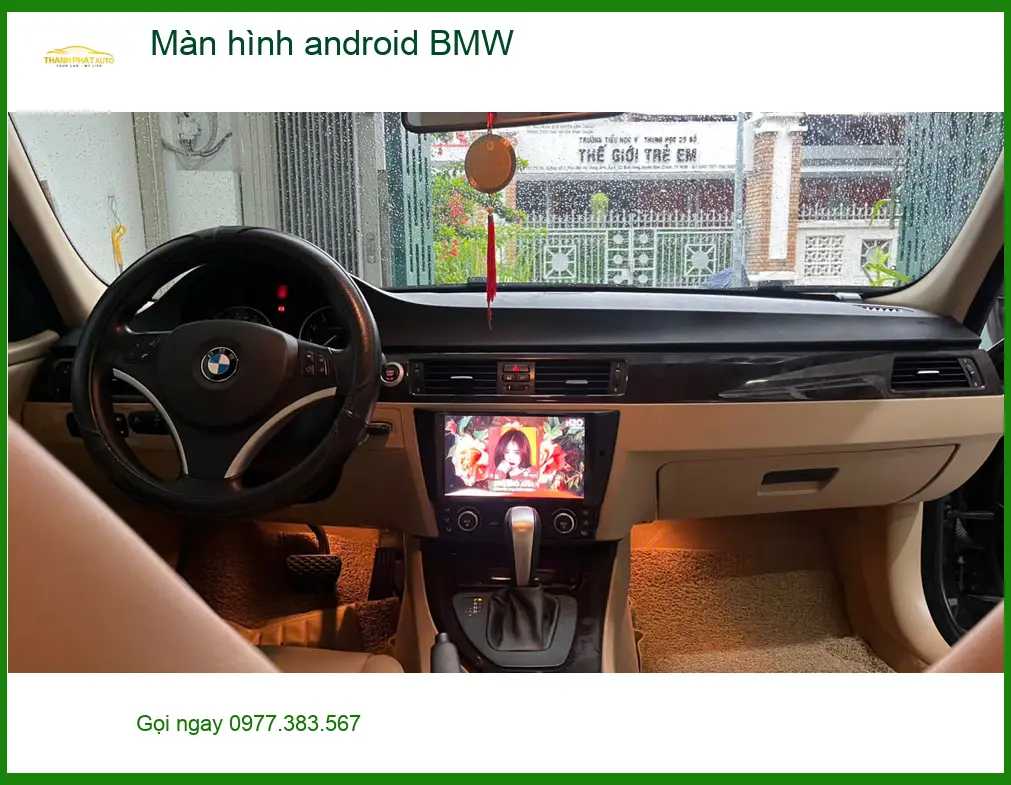 Anh Phi lắp màn hình android BMW 3 Series tại Quận 2 để nâng cao trải nghiệm giải trí