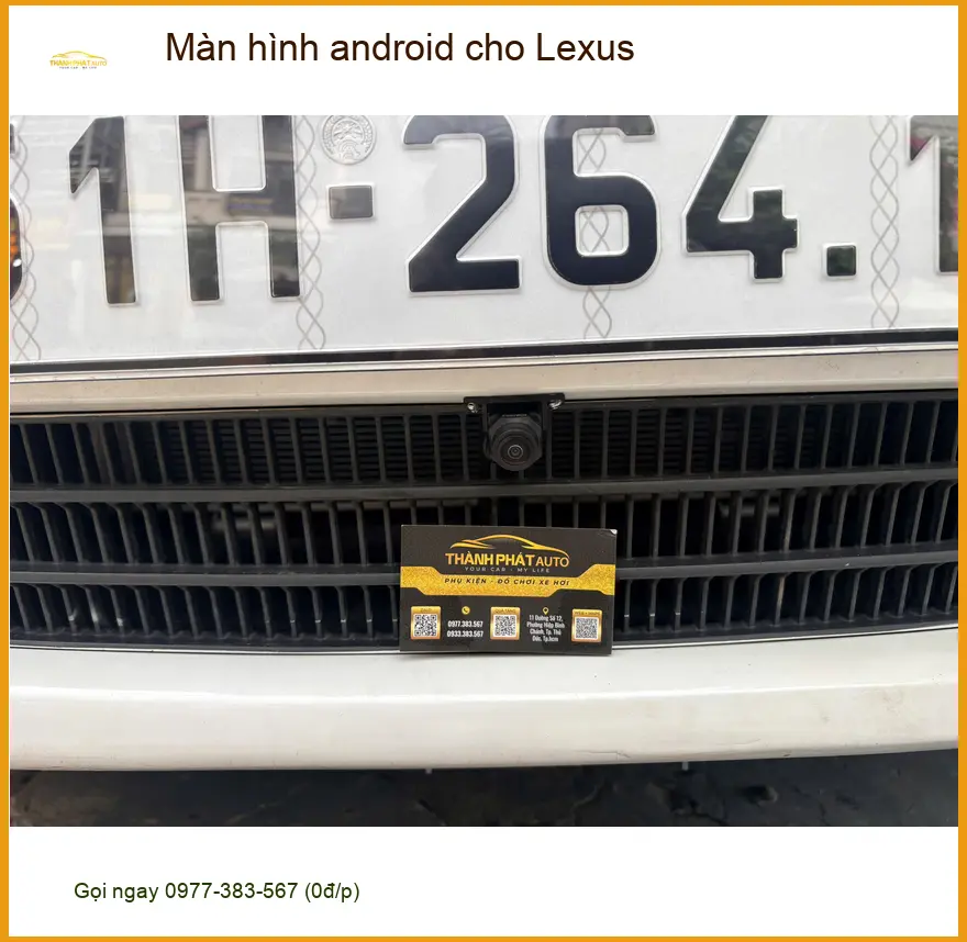 Anh Kiên lắp màn hình Android cho Lexus tại Quận Phú Nhuận để xem giải trí. ảnh thực tế 5