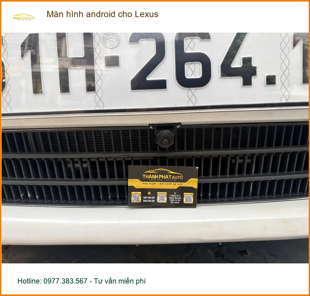 Chú Bách lắp màn hình Android cho Lexus RX350 ở Quận Tân Phú vì màn zin lỗi thời