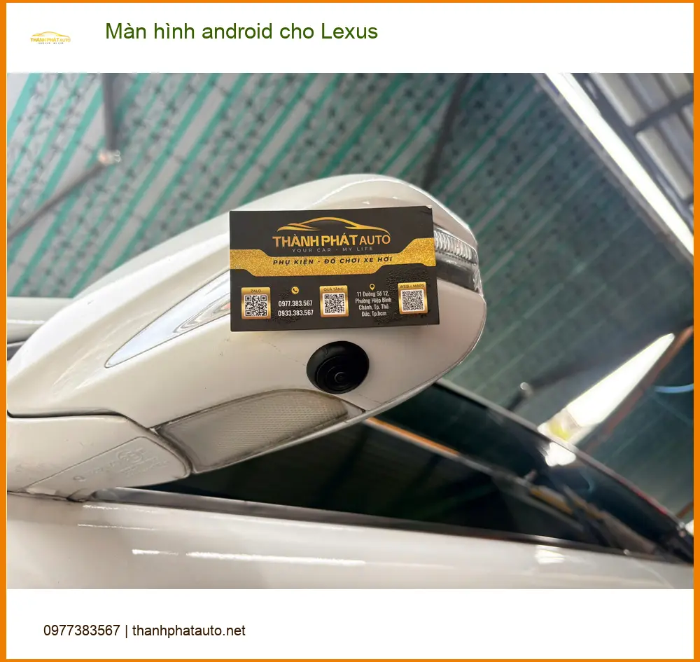Chị Thư lắp màn hình Android cho Lexus RX350 tại Quận 2 để nâng tầm trải nghiệm ảnh thực tế 3