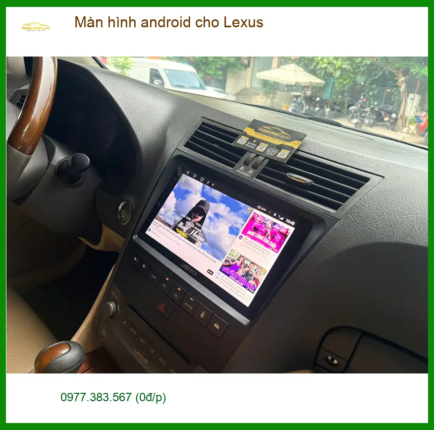 Chị Thư lắp màn hình Android cho Lexus RX350 tại Quận 2 để nâng tầm trải nghiệm ảnh thực tế 4