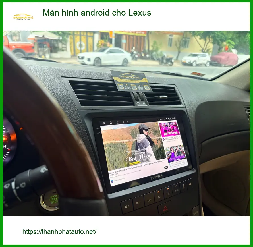 Anh Long lắp màn hình Android chính hãng cho Lexus tại Hóc Môn để có trải nghiệm giải trí tốt hơn