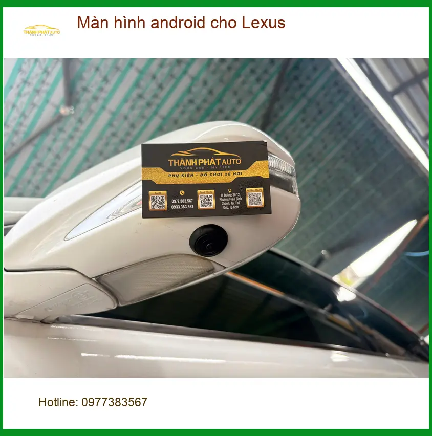 Anh Long lắp màn hình Android chính hãng cho Lexus tại Hóc Môn để có trải nghiệm giải trí tốt hơn ảnh thực tế 2