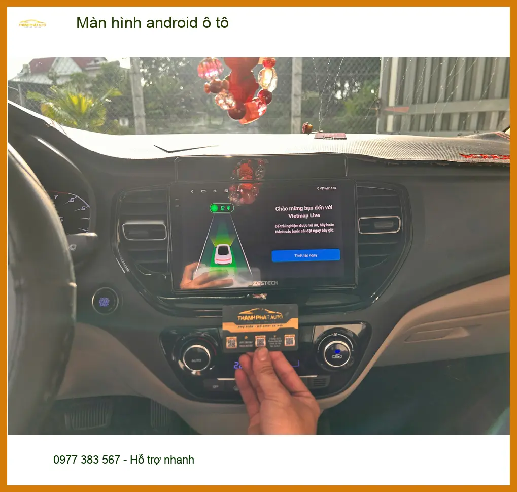 Anh Dũng lắp màn hình Android ô tô Honda CR-V tại Quận Phú Nhuận ảnh thực tế 3