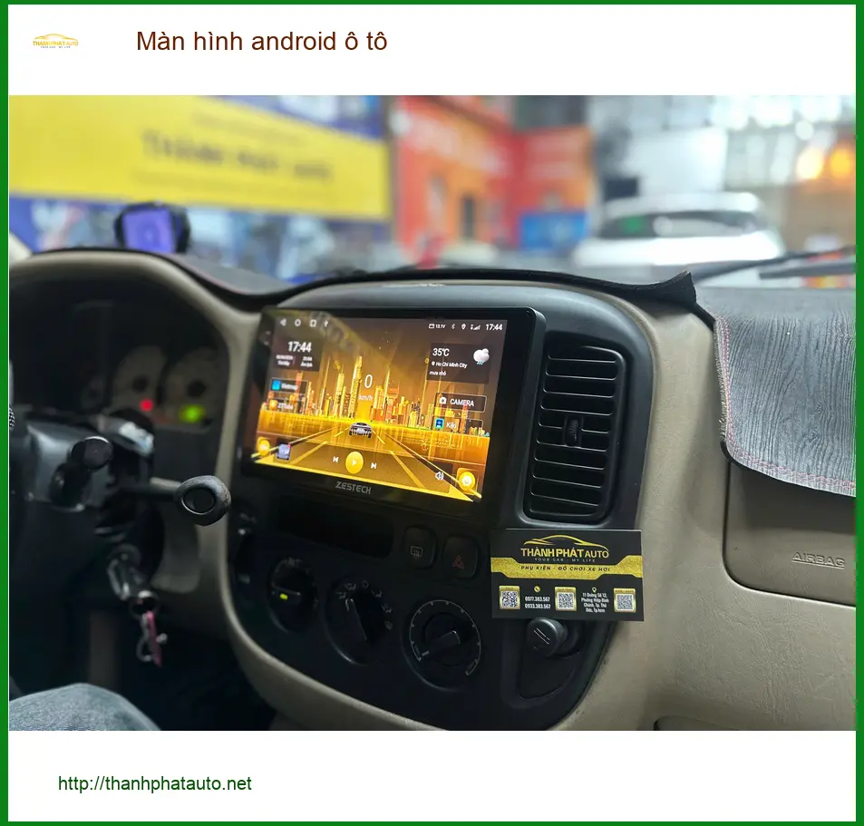 Chú Sơn lắp màn hình android ô tô cho Mazda 3 tại Quận Bình Tân ảnh thực tế 3