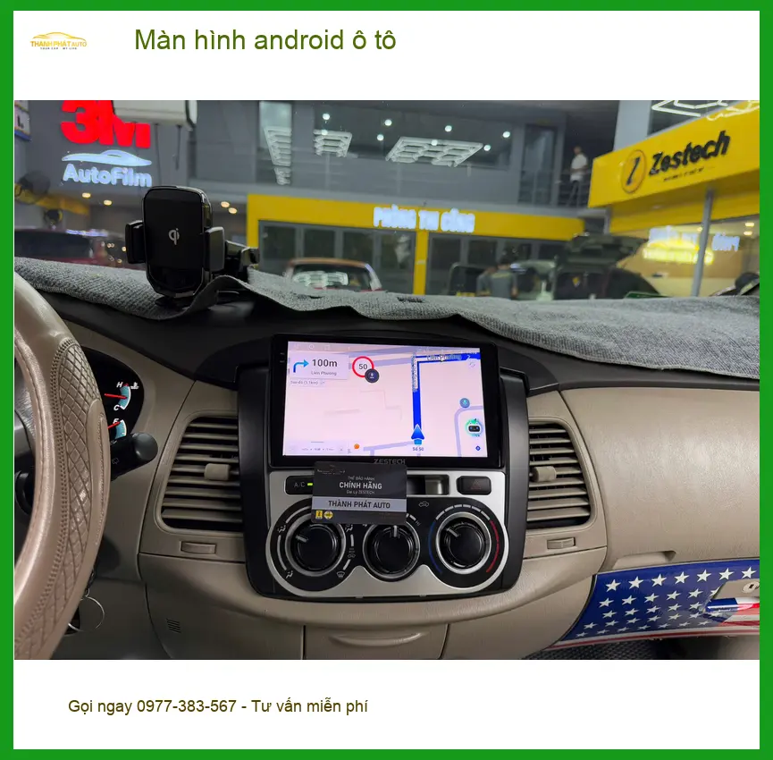 Chú Bình An lắp Màn hình android ô tô cho Hyundai Accent tại Bình Tân
