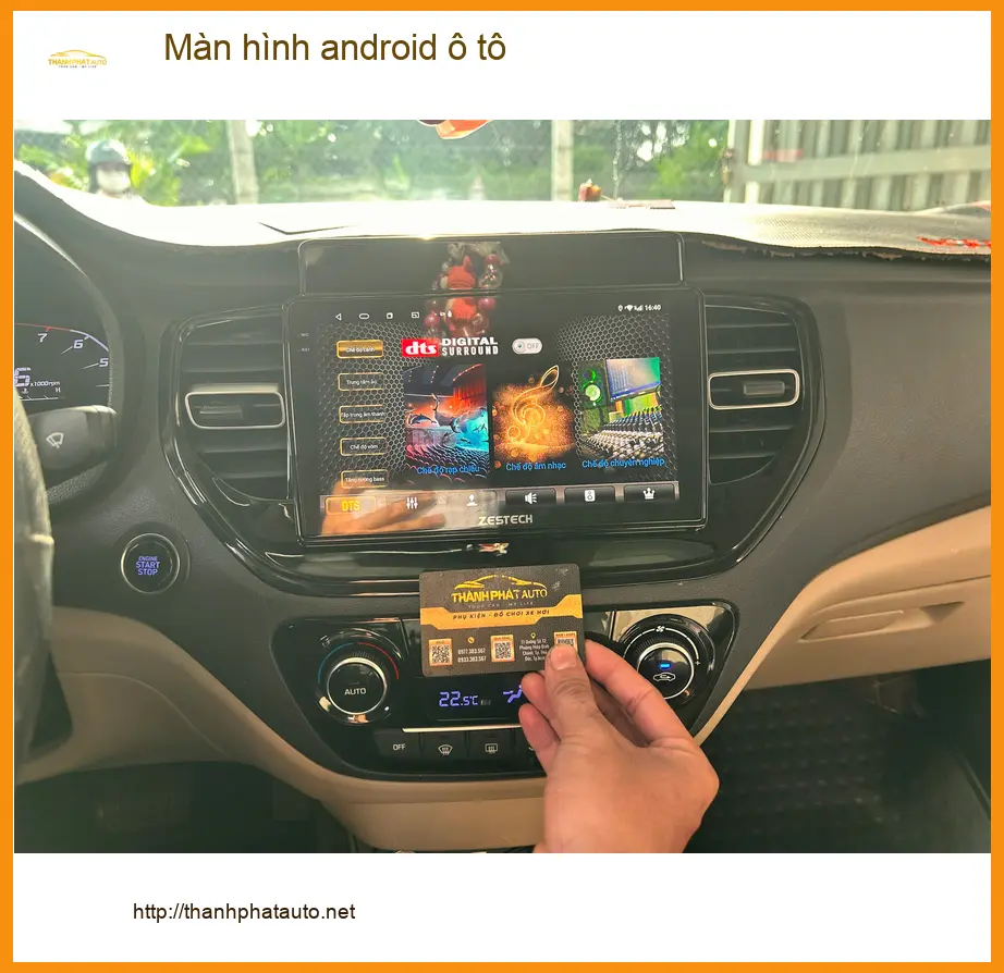 Chị Hương nâng cấp màn hình Android ô tô cho Hyundai Creta ở Quận Bình Thạnh