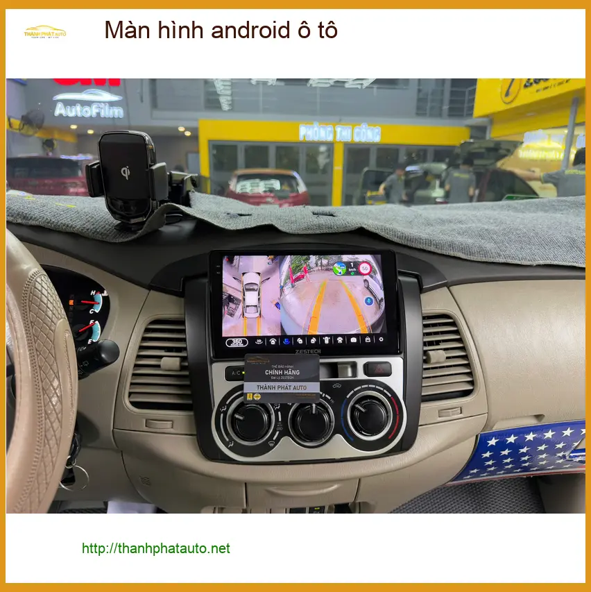 Anh Tấn lắp màn hình android ô tô Toyota Vios tại Quận 10 ảnh thực tế 2