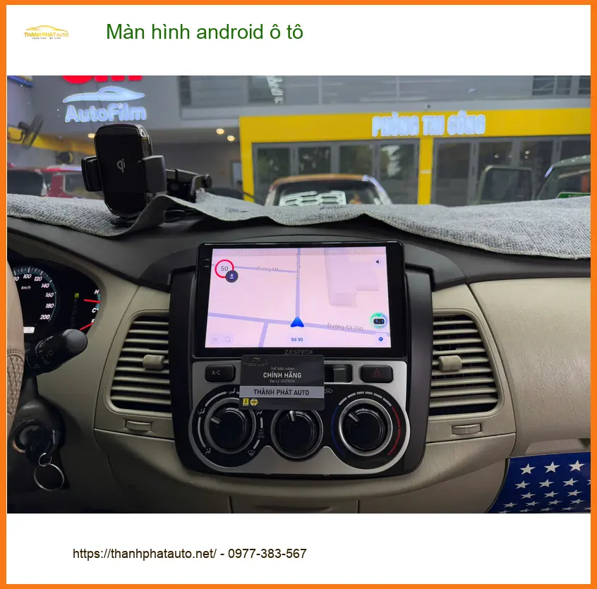 Chú Bình An lắp Màn hình android ô tô cho Hyundai Accent tại Bình Tân ảnh thực tế 2