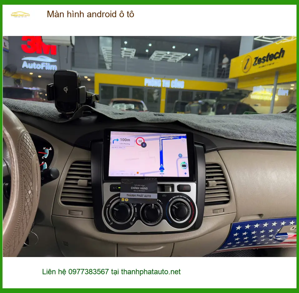 Anh Tấn lắp màn hình android ô tô Toyota Vios tại Quận 10 ảnh thực tế 4