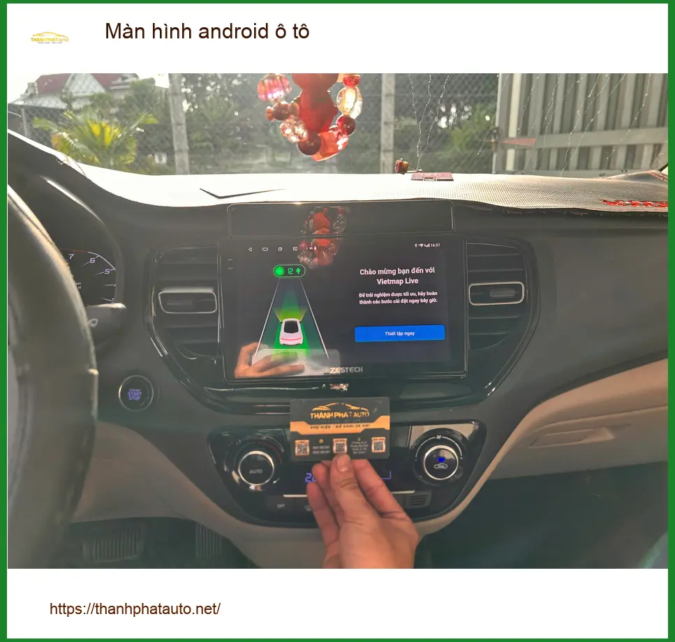 Chị Hương nâng cấp màn hình Android ô tô cho Hyundai Creta ở Quận Bình Thạnh ảnh thực tế 5