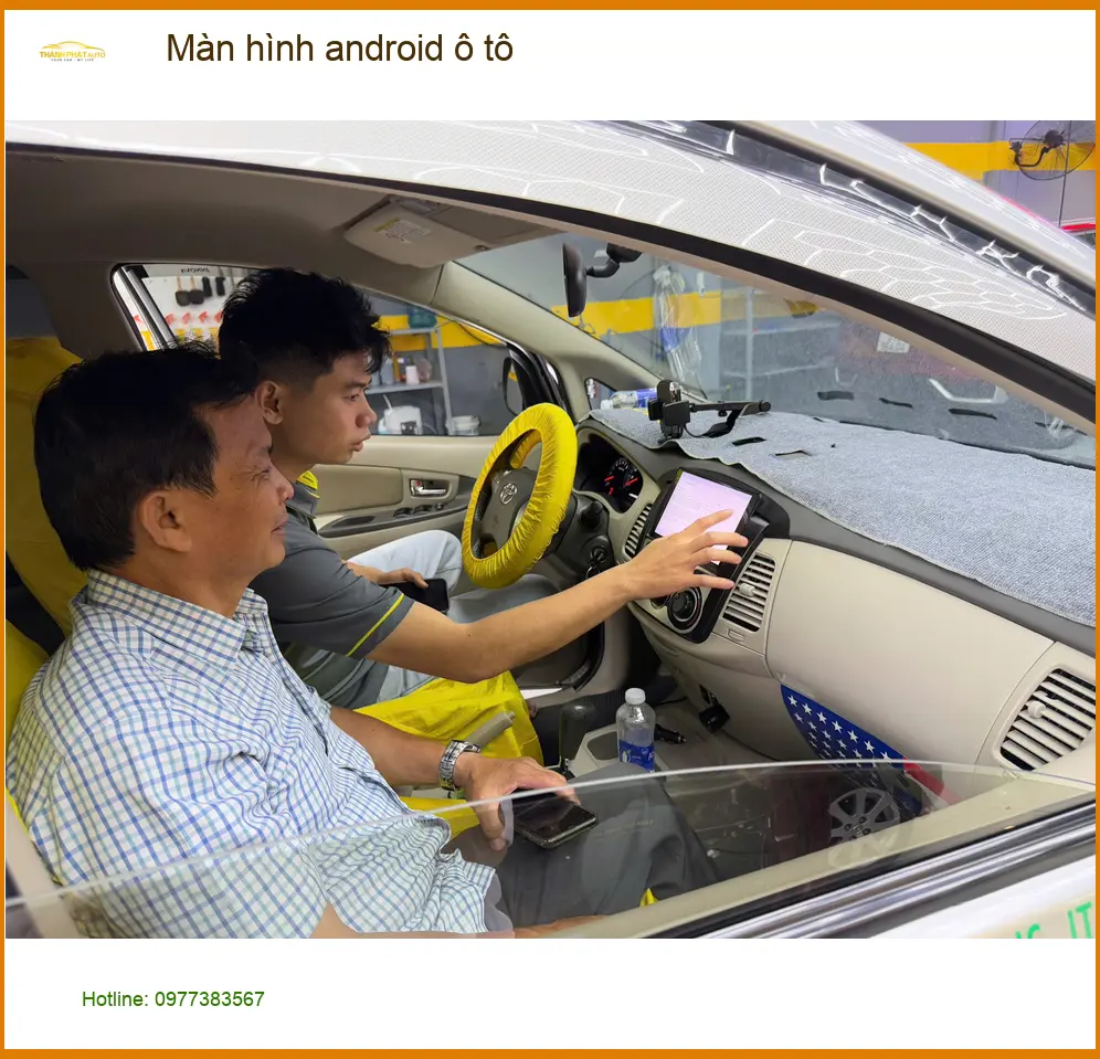 Anh Minh lắp Màn hình Android ô tô Quận 4 chính hãng, nhiều tính năng