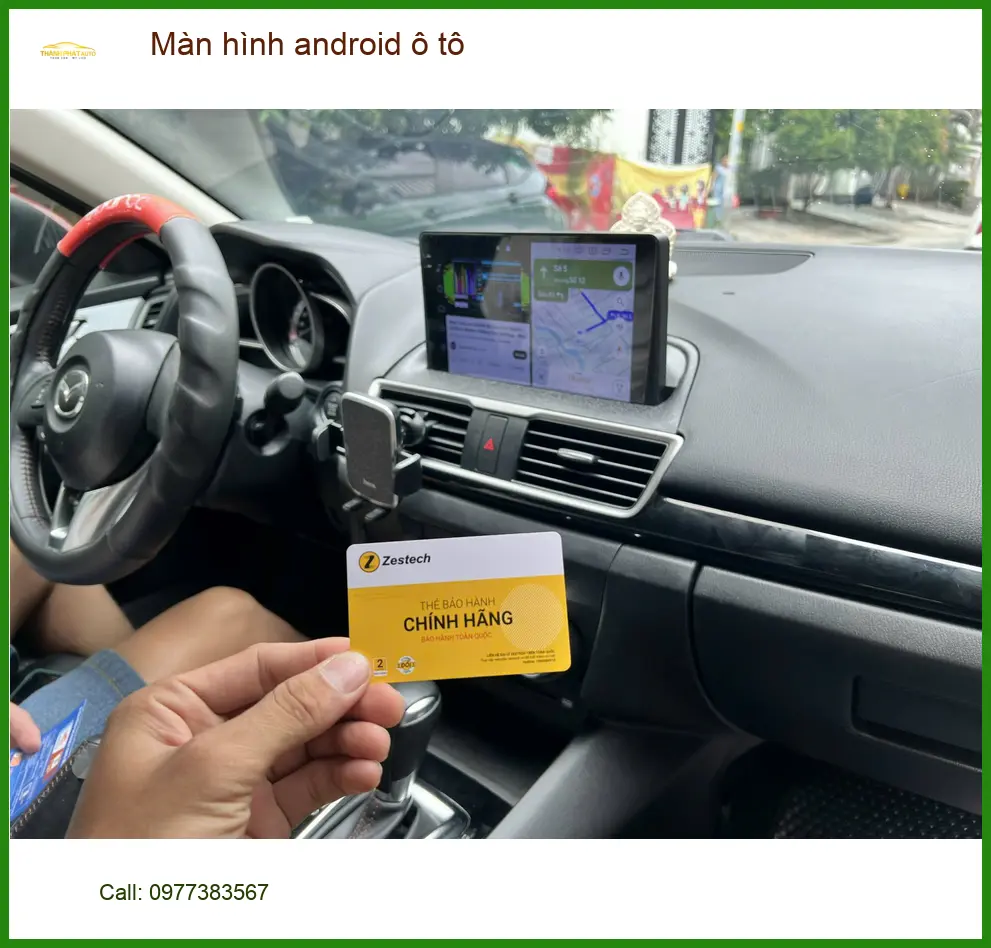 Anh Kiên nâng cấp màn hình android ô tô Hyundai Accent tại Quận 8 để có nhiều tiện ích giải trí ảnh thực tế 2
