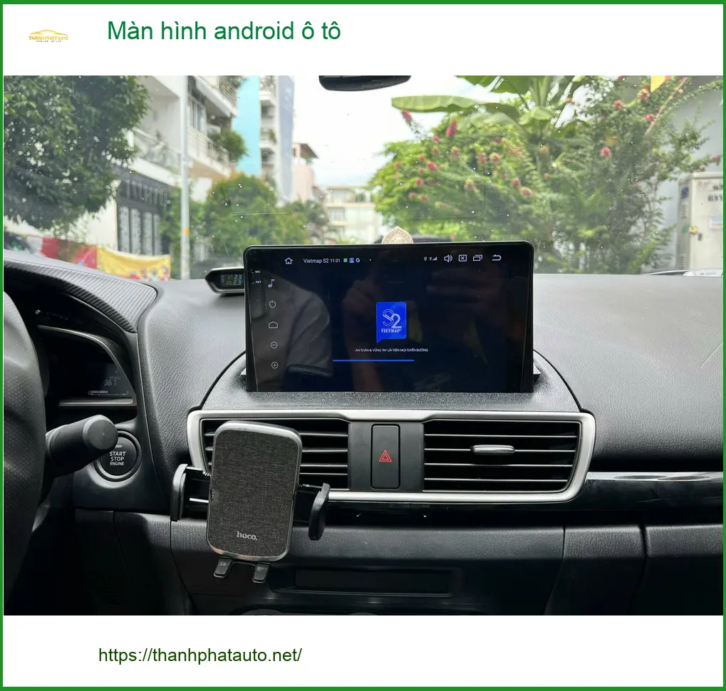 Anh Kiên nâng cấp màn hình android ô tô Hyundai Accent tại Quận 8 để có nhiều tiện ích giải trí ảnh thực tế 3