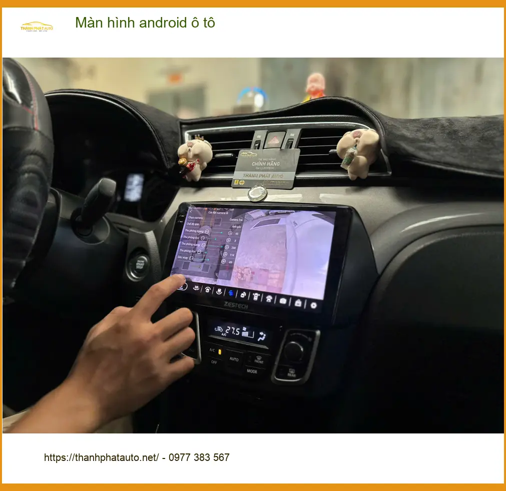 Chú Sơn lắp màn hình android ô tô cho Suzuki XL7 tại Gò Vấp, cần tư vấn kỹ ảnh thực tế 3