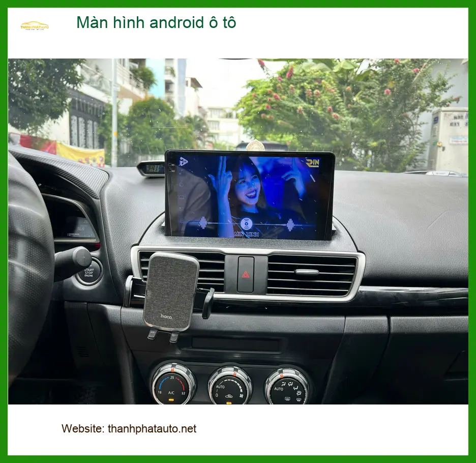 Anh Kiên nâng cấp màn hình android ô tô Hyundai Accent tại Quận 8 để có nhiều tiện ích giải trí ảnh thực tế 5