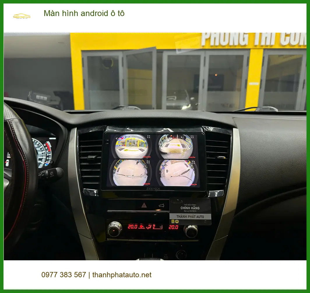 Anh Thiện nâng cấp màn hình android ô tô cho Hyundai Elantra tại Quận 4.