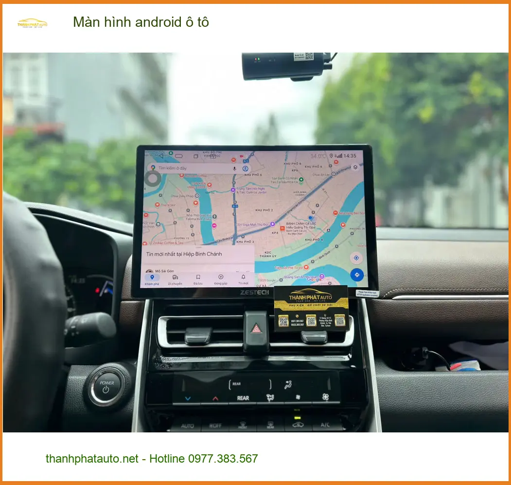 Anh Tùng lắp màn hình Android ô tô Hyundai Accent tại Quận 6 để trải nghiệm giải trí cao cấp