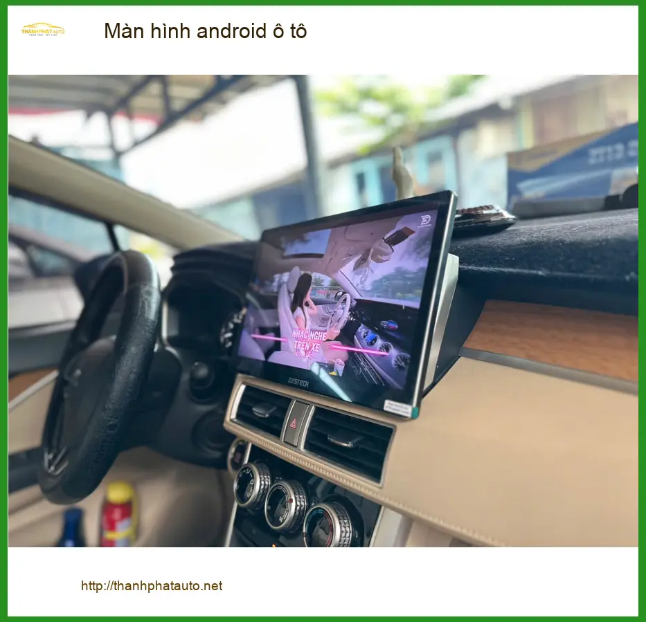 Anh Quang lắp màn hình Android ô tô cho Kia Sorento ở Quận 6 vì màn zin đã chậm