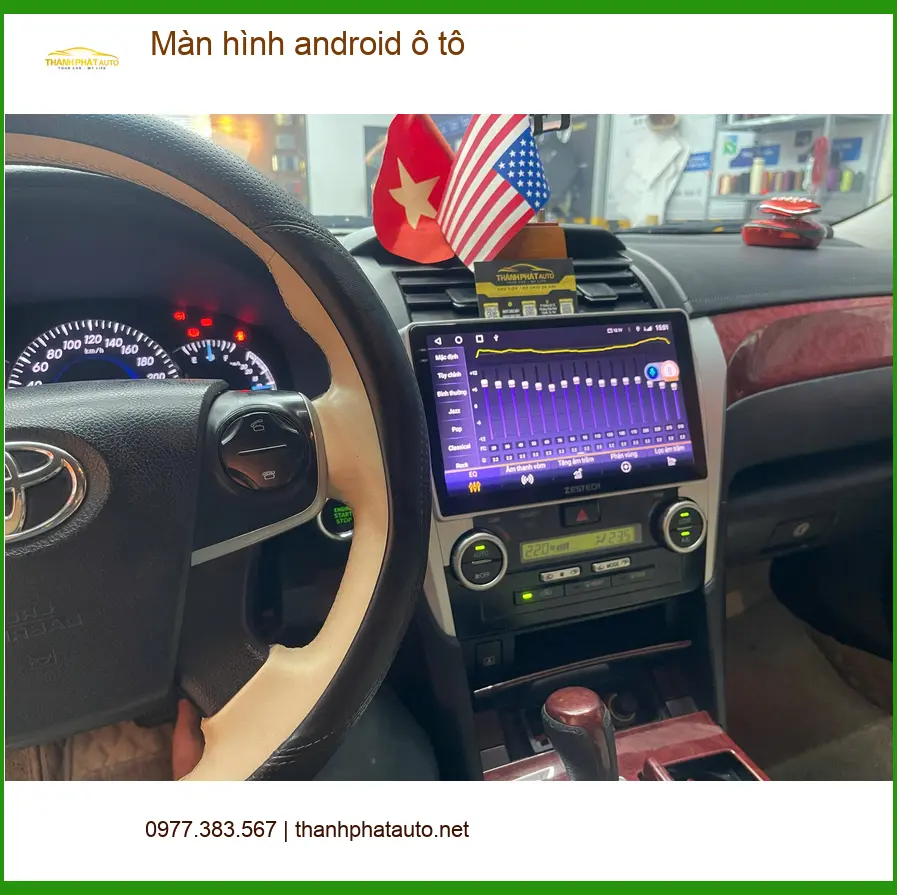 Chú Cường nâng cấp màn hình Android ô tô Mitsubishi Attrage ở Quận 12