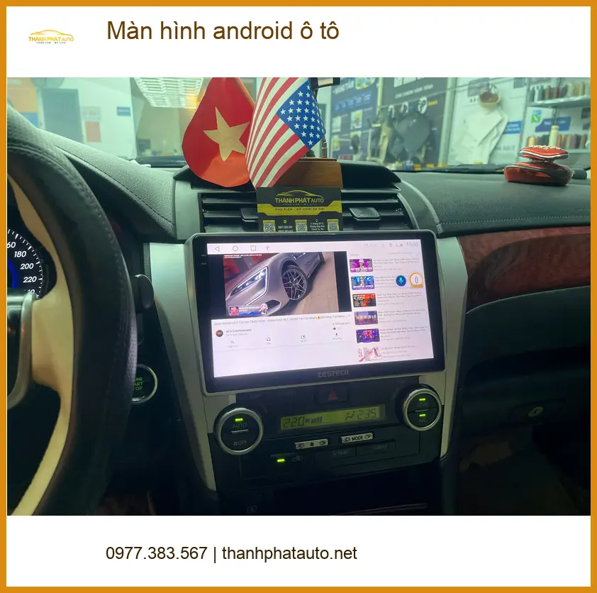 Anh Minh lắp màn hình android ô tô cho Honda CR-V ở Quận 6 ảnh thực tế 2