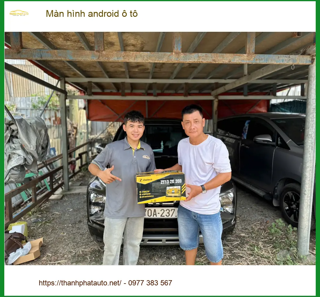 Anh Quang lắp màn hình Android ô tô cho Kia Sorento ở Quận 6 vì màn zin đã chậm ảnh thực tế 4