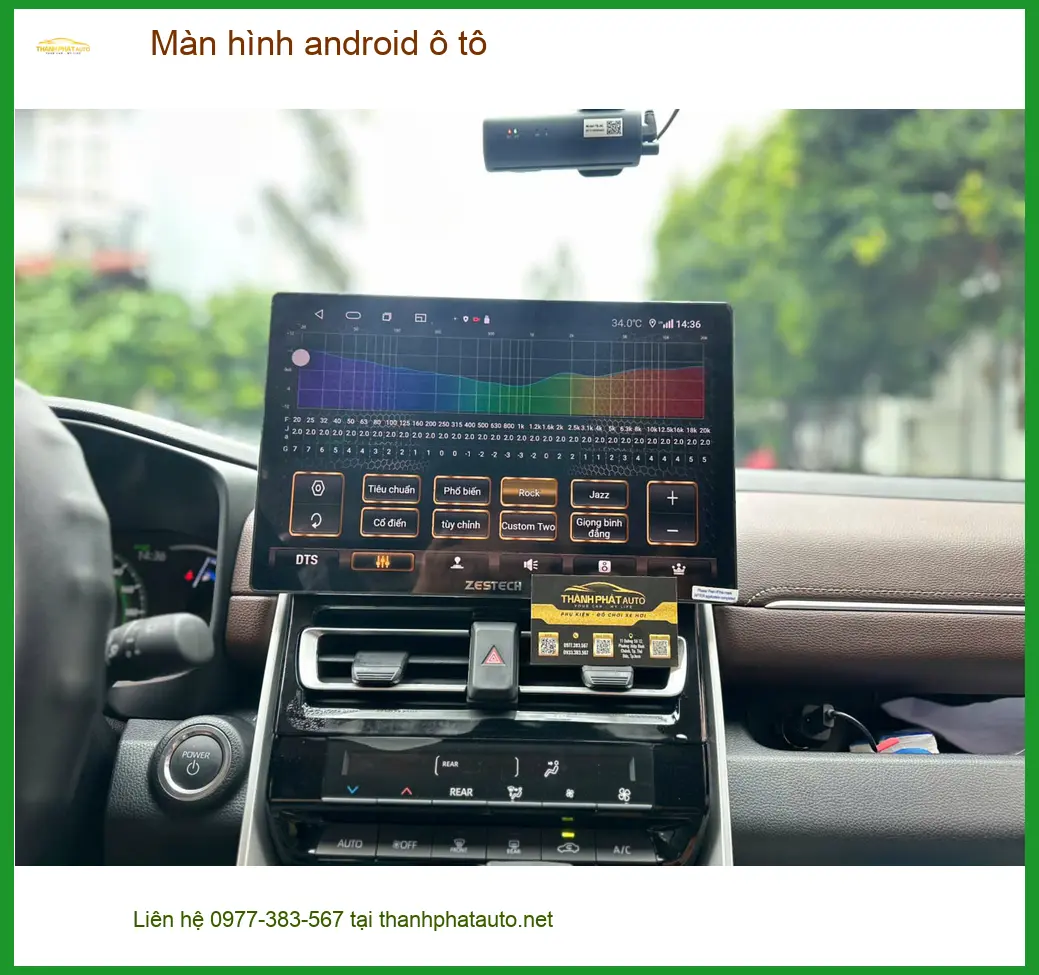 Chị Thanh nâng cấp màn hình Android ô tô Hyundai Accent tại Quận 12 do màn zin ít tính năng ảnh thực tế 2