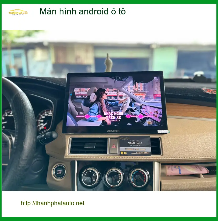 Chị Kiều Anh nâng cấp màn hình android ô tô cho Kia K3 tại Hóc Môn