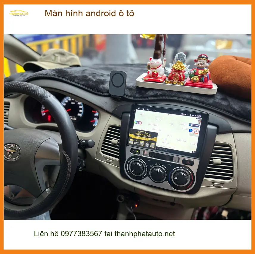 Chị Lan Anh nâng cấp màn hình android ô tô Hyundai Kona ở Thủ Đức ảnh thực tế 2