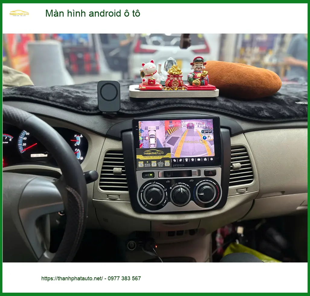 Chị Lan Anh nâng cấp màn hình android ô tô Hyundai Kona ở Thủ Đức ảnh thực tế 4