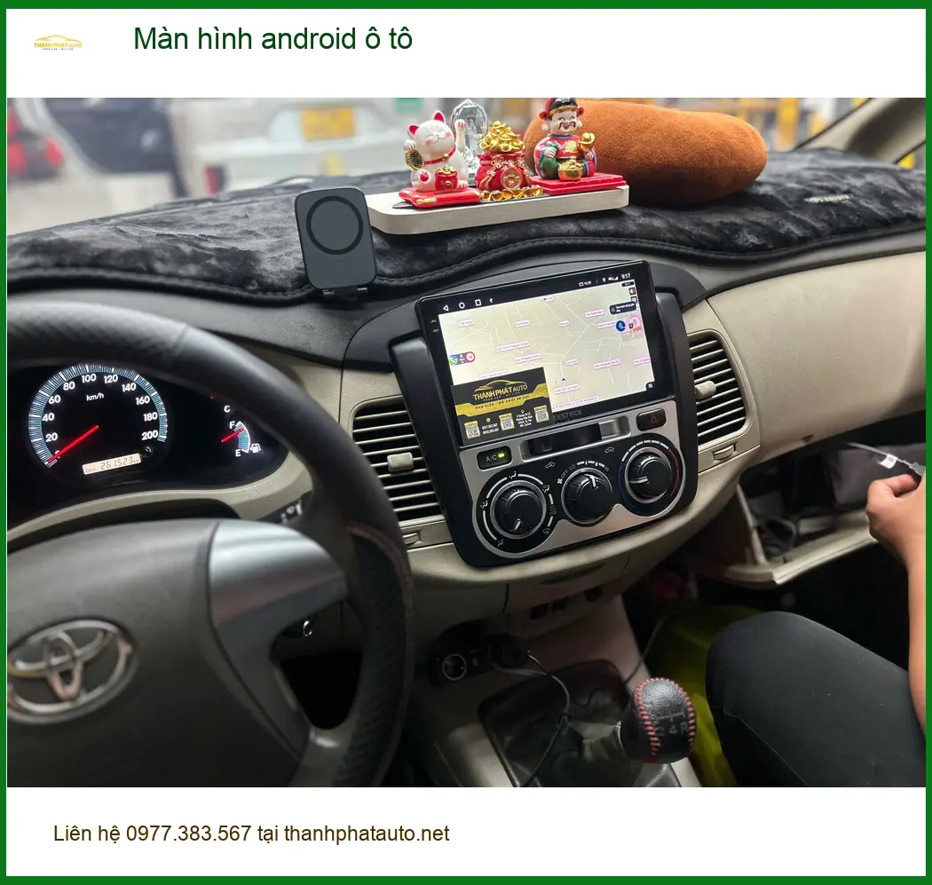 Anh Minh nâng cấp màn hình Android ô tô Hyundai Accent tại Quận Phú Nhuận để tiện đường đi làm
