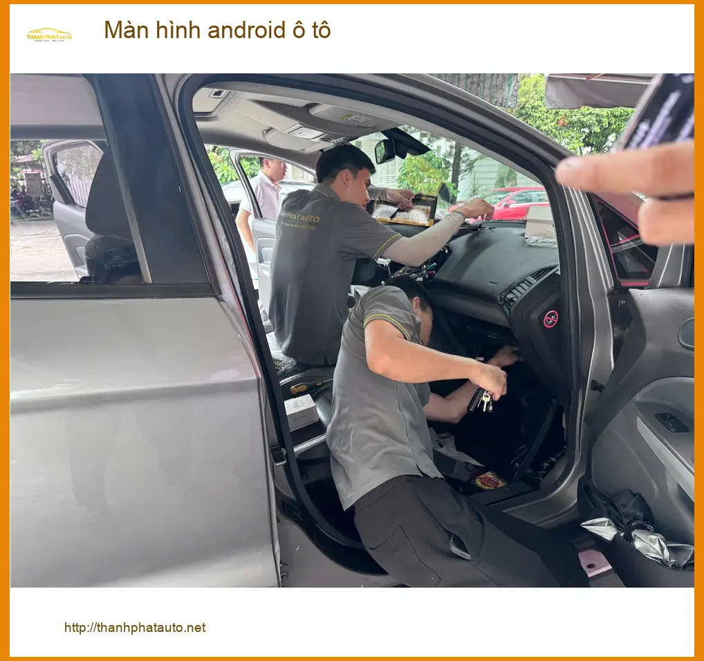 Anh Quang nâng cấp màn hình Android ô tô Hyundai Accent tại Quận 6 cho tiện đường ảnh thực tế 2
