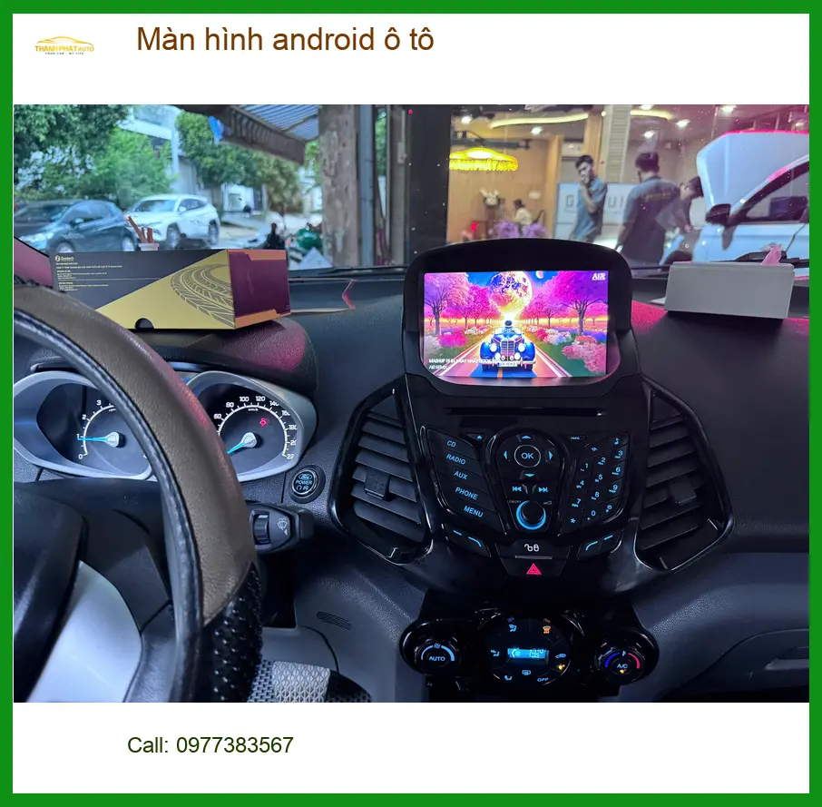 Anh Quang nâng cấp màn hình Android ô tô Hyundai Accent tại Quận 6 cho tiện đường ảnh thực tế 4