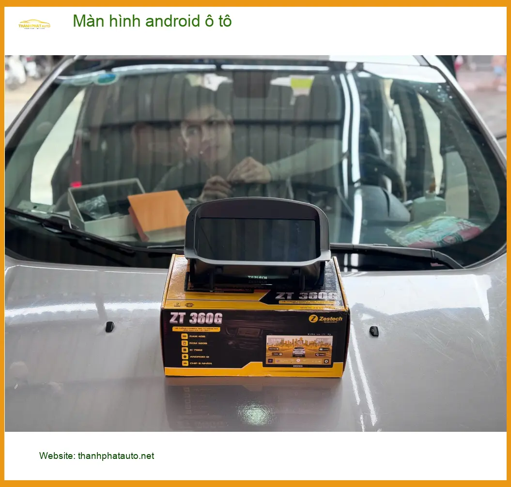 Anh Quang nâng cấp màn hình Android ô tô Hyundai Accent tại Quận 6 cho tiện đường ảnh thực tế 5