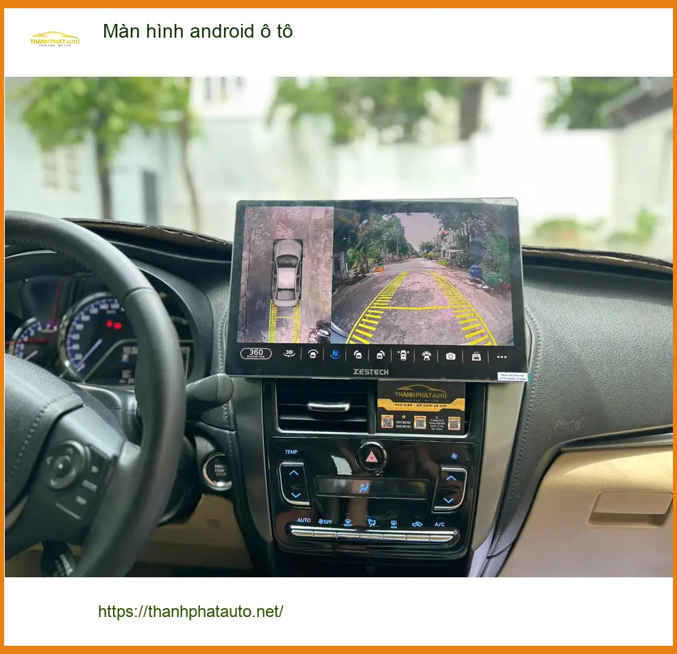 Anh Minh lắp màn hình android ô tô cho Honda Civic tại Bình Chánh