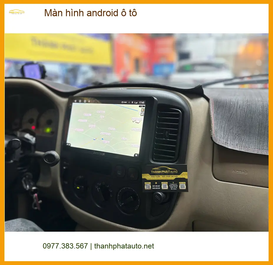 Chú Tùng lắp màn hình Android ô tô cho Kia K3 tại Quận 7 vì màn zin không có dẫn đường ảnh thực tế 2