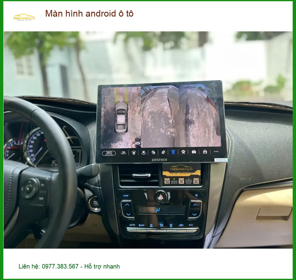 Anh Minh lắp màn hình android ô tô cho Honda Civic tại Bình Chánh ảnh thực tế 2
