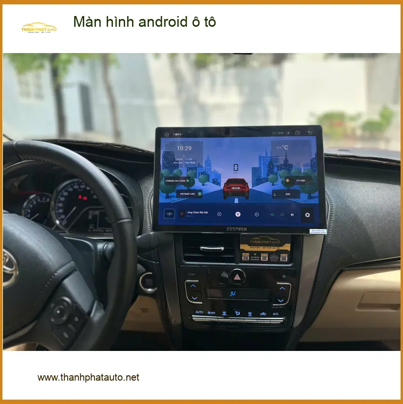 Anh Minh lắp màn hình android ô tô cho Honda Civic tại Bình Chánh ảnh thực tế 3