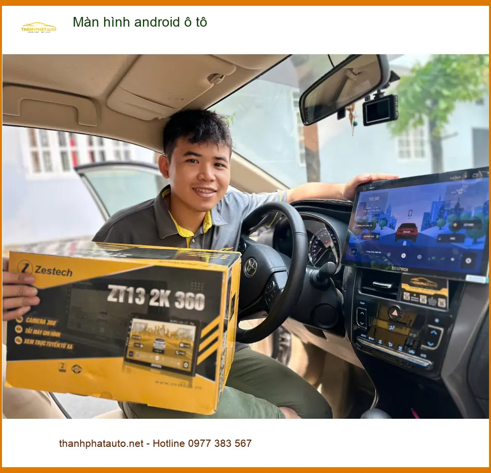 Anh Minh lắp màn hình android ô tô cho Honda Civic tại Bình Chánh ảnh thực tế 4