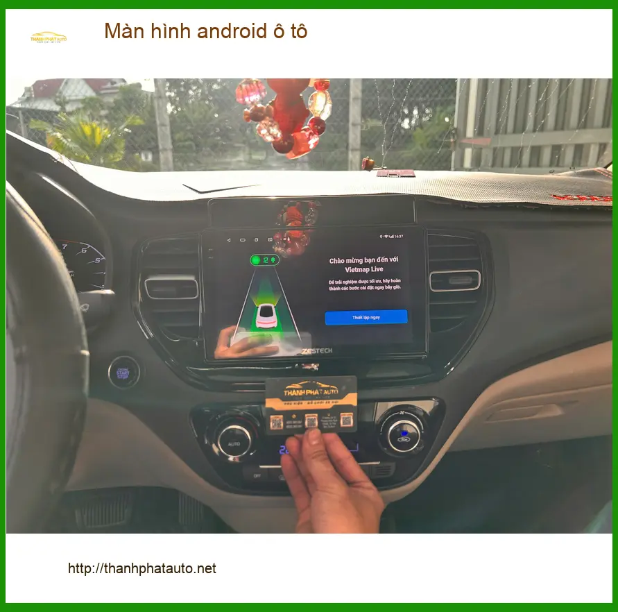 Anh Đức Thành lắp màn hình android ô tô Mitsubishi Xpander Cross tại Củ Chi ảnh thực tế 2