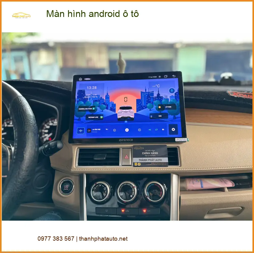 Cô Lan Anh nâng cấp màn hình android ô tô Kia K3 tại Quận 4 để trải nghiệm công nghệ mới